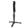 3 Legged Thing Alana Monopod w/Docz2 Foot Stabiliser Kit Slate Grey
