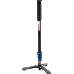 3 Legged Thing Trent 2.0 Monopod Blue with Docz2 Foot Stabiliser