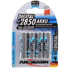 Ansmann AA 2850mAh NiMH Digital batteries 4 pack
