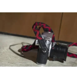 Artisan&Artist Black & Red Neck Strap Ring Type L900 x W20mm