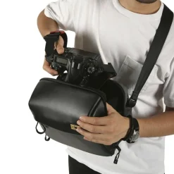 Artisan&Artist Black & Red Neck Strap Ring Type L900 x W20mm