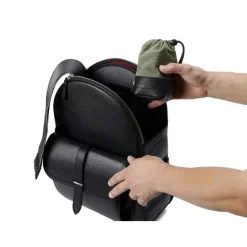 Artisan&Artist Black & Red Neck Strap Ring Type L900 x W20mm