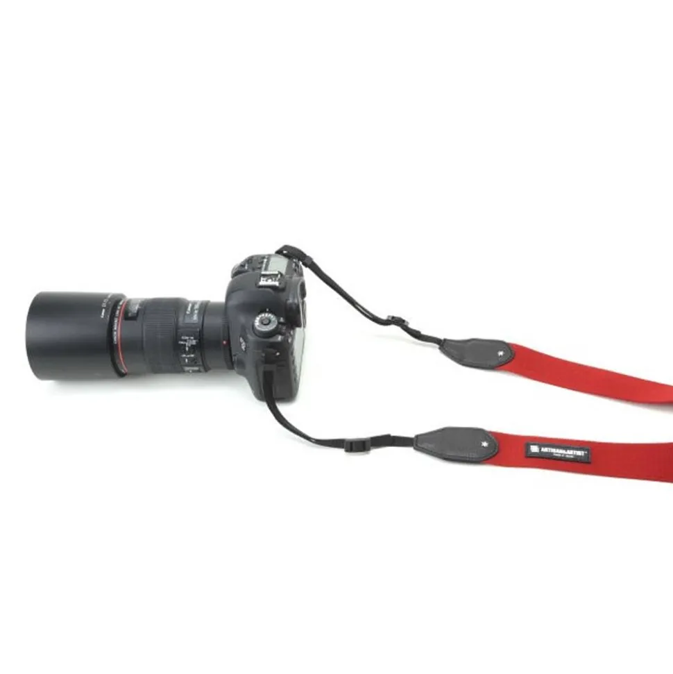 Artisan&Artist Red Adjustable Neck Strap Tape Type W38mm