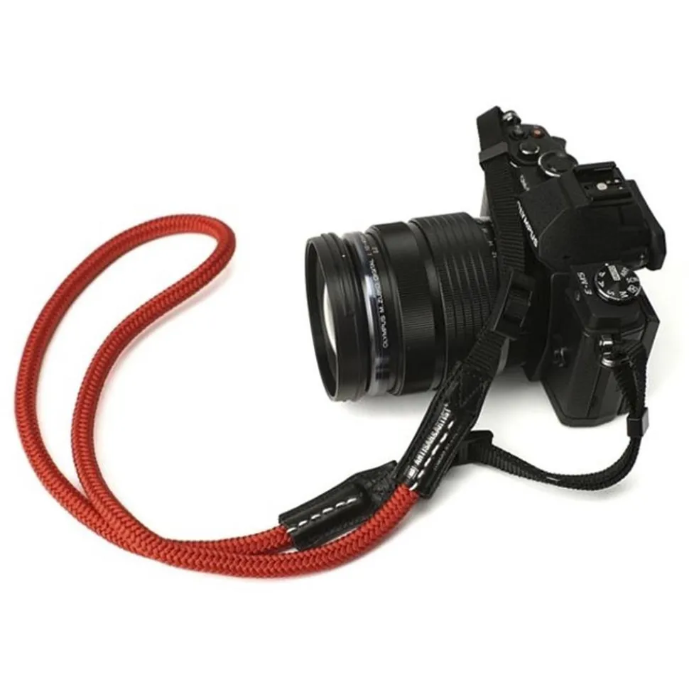 Artisan&Artist Red Silk Camera Strap
