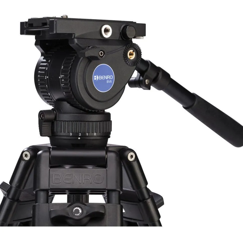Benro Aluminium Twin Leg Video Tripod with BV8 Fluid Head Kit