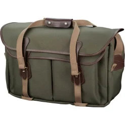 Billingham 555 MKII Shoulder Bag Sage Fibrenyte/ Chocolate