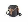 Billingham 72 Shoulder Bag - Black Canvas/Tan