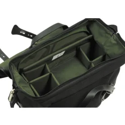 Billingham 307 Shoulder Bag - Khaki FibreNyte/Chocolate