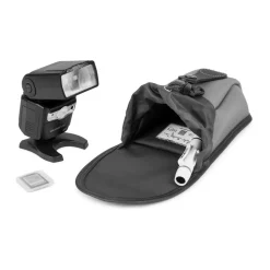 Billingham AVEA 7 Black FibreNyte/Tan Pocket