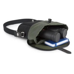 Billingham Galbin 8 Binocular Case - Black Canvas/Black Park Cameras