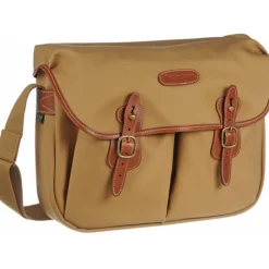 Billingham Hadley Large Shoulder Bag - Khaki Canvas/Tan