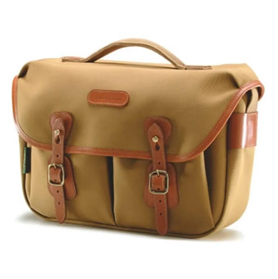 Billingham Hadley Pro Shoulder Bag - Khaki Canvas/Tan