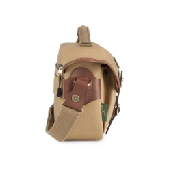 Billingham Hadley Small Pro Shoulder Bag - Khaki Canvas/Tan