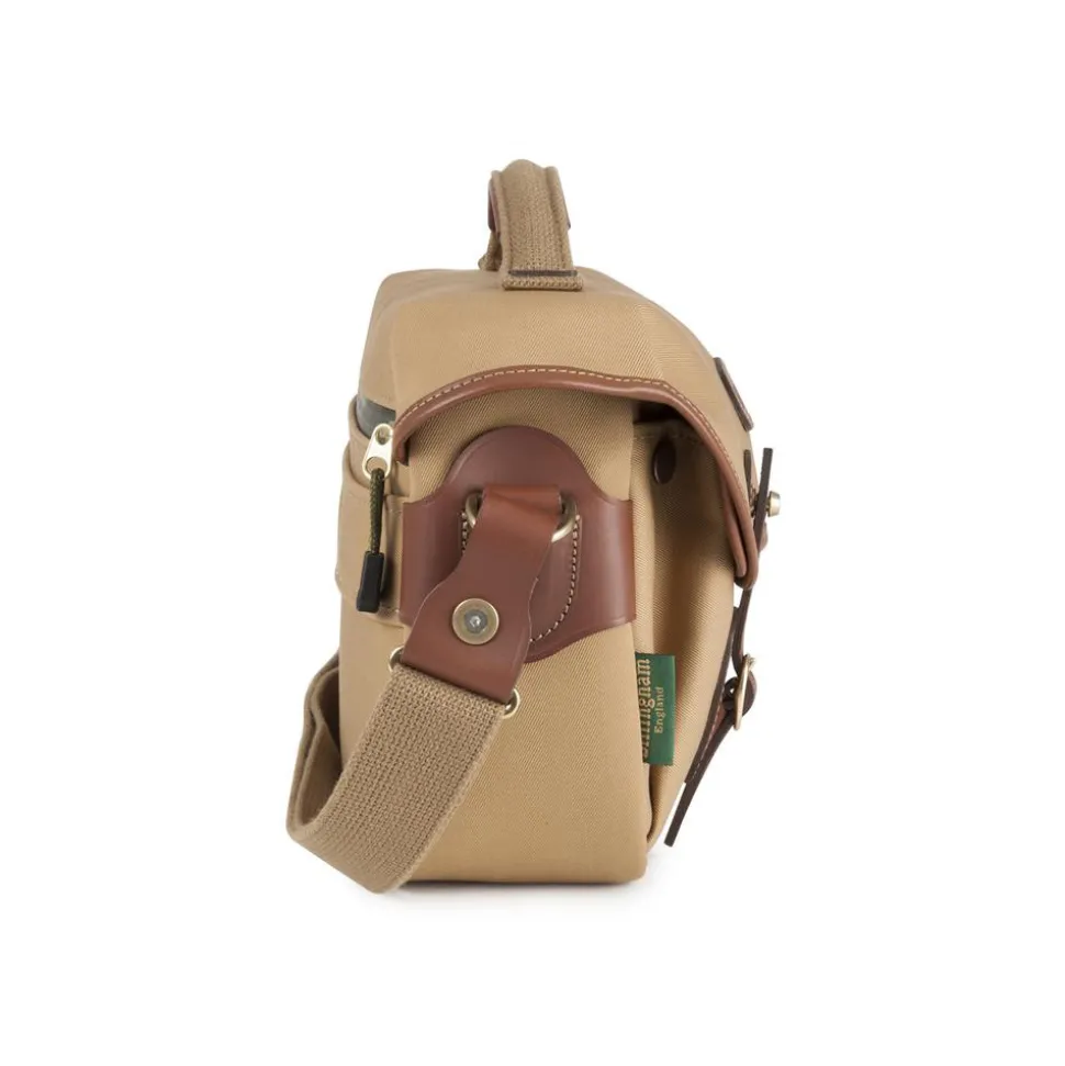 Billingham Hadley Small Pro Shoulder Bag - Khaki Canvas/Tan