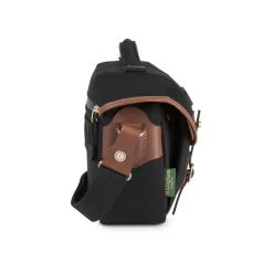 Billingham Hadley Small Pro Shoulder Bag - Black Canvas/Tan