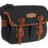 Billingham Hadley Small Shoulder Bag - Black Canvas/Tan