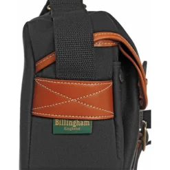Billingham Hadley Small Shoulder Bag - Black Canvas/Tan
