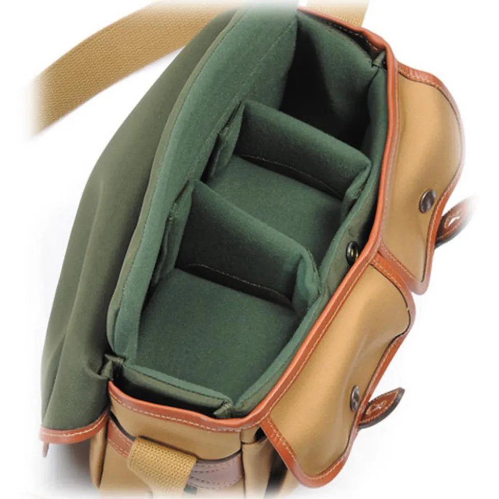 Billingham Hadley Small Shoulder Bag - Khaki Canvas/Tan