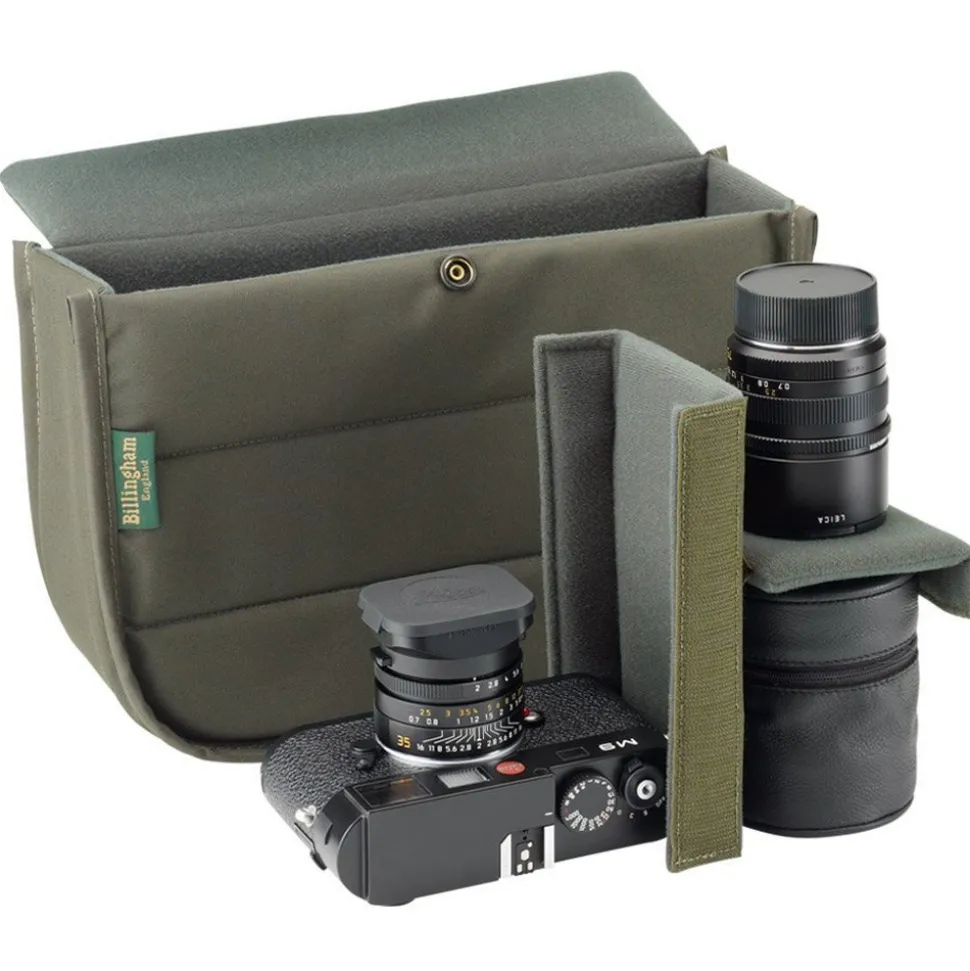 Billingham Hadley Small Shoulder Bag - Khaki FibreNyte/Chocolate