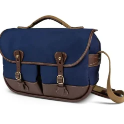 Billingham Mini Eventer Navy Canvas/ Chocolate