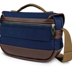 Billingham Mini Eventer Navy Canvas/ Chocolate