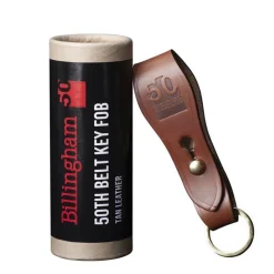 Billingham 50th Belt Key Fob Tan