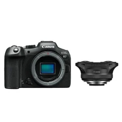 Canon EOS R7 With RF-S 3.9mm Dual Fisheye VR Lens