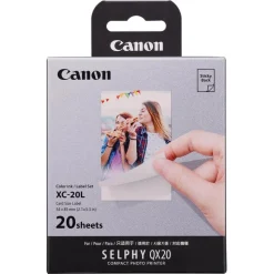 Canon XC-20L Ink and Paper Set 20 Prints for Selphy QX20