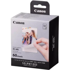 Canon XC-60L Ink and Paper Set 60 Prints for Selphy QX20