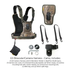 Cotton Carrier Camera Harness System G3 Realtree Xtra (1 Camera and Binoculars)