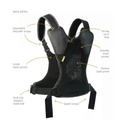 Cotton Carrier Camera Harness System G3 Charcoal Grey - 1 Camera and Binoculars