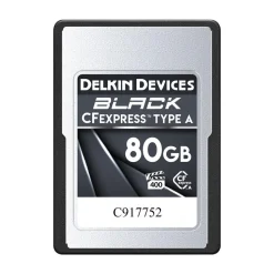 Delkin Black 80GB CFexpress Type A 4.0 VPG200 Card