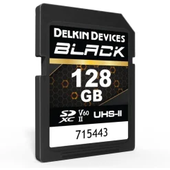 Delkin Black 128GB UHS-II Rugged SD Card
