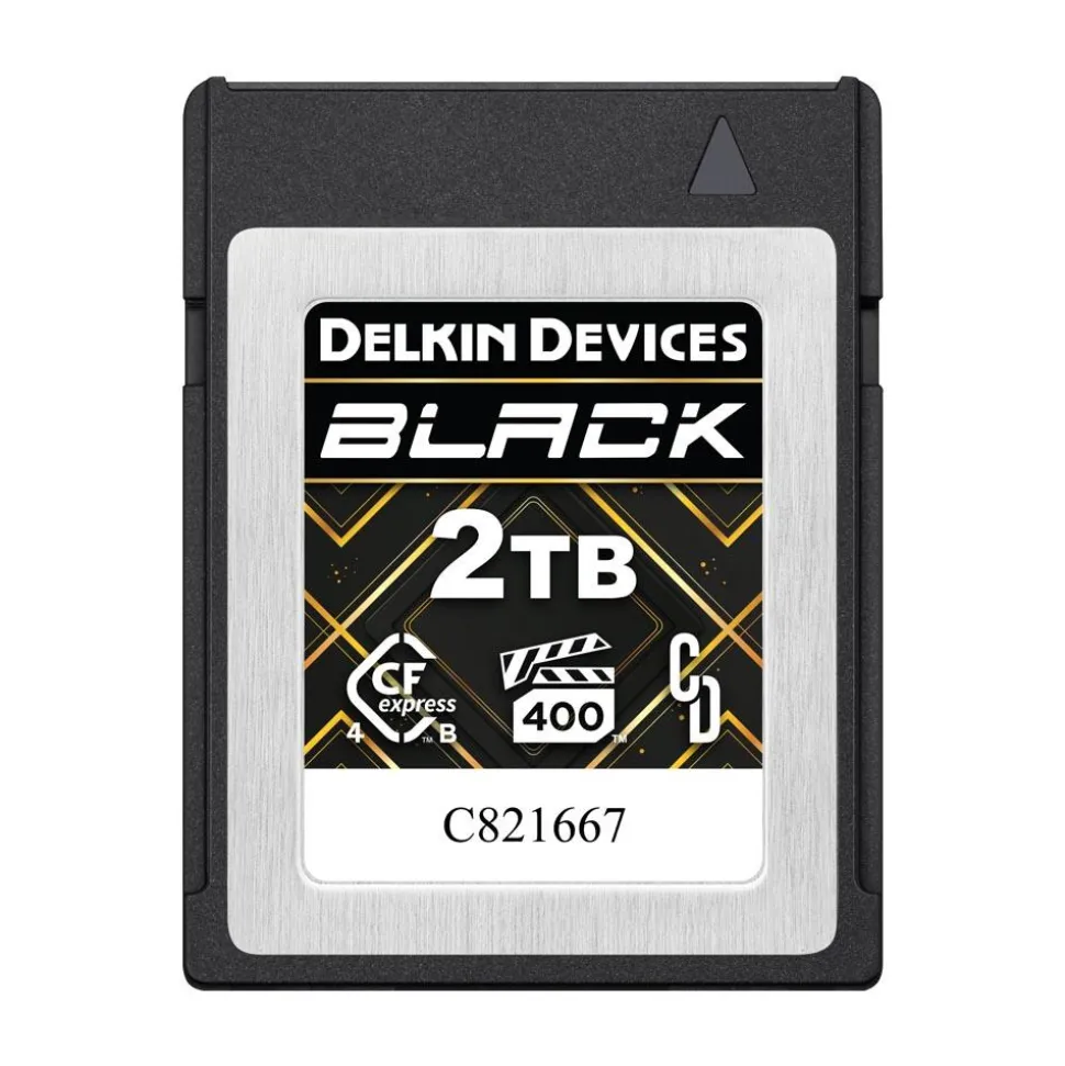 Delkin Black 2TB CFexpress Type B 4.0 VPG400 Card