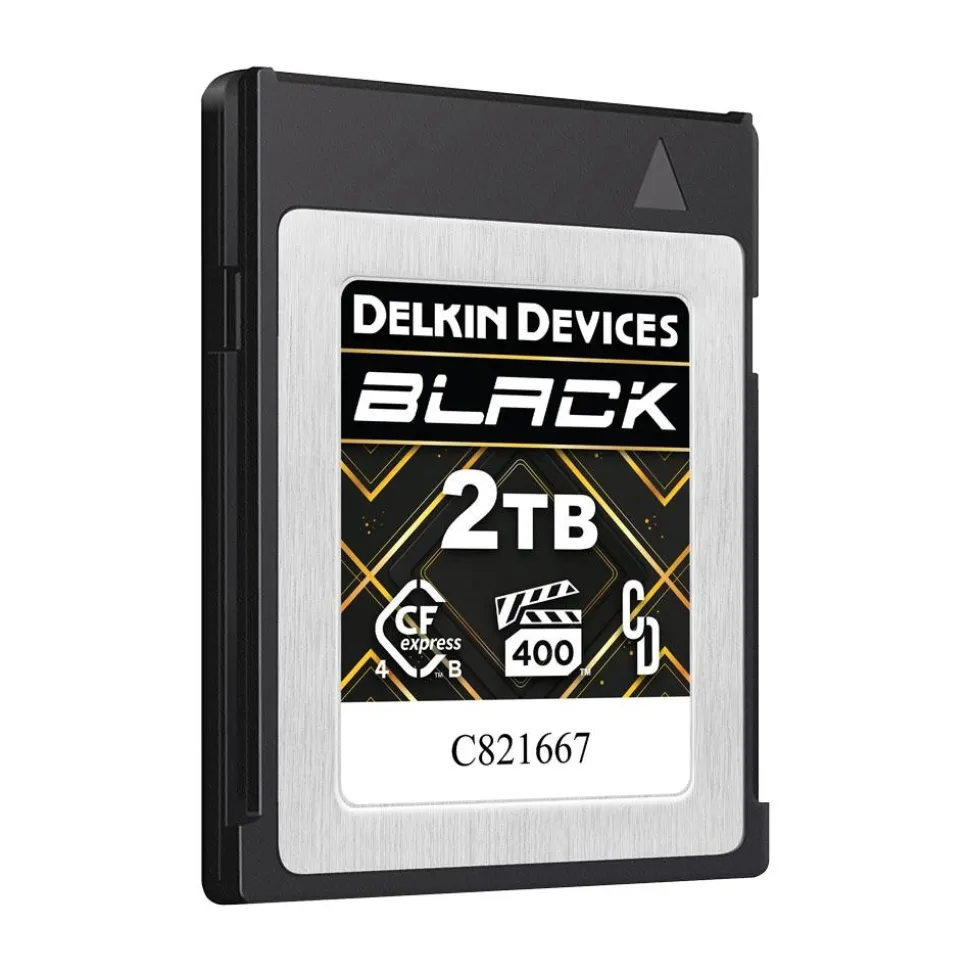 Delkin Black 2TB CFexpress Type B 4.0 VPG400 Card