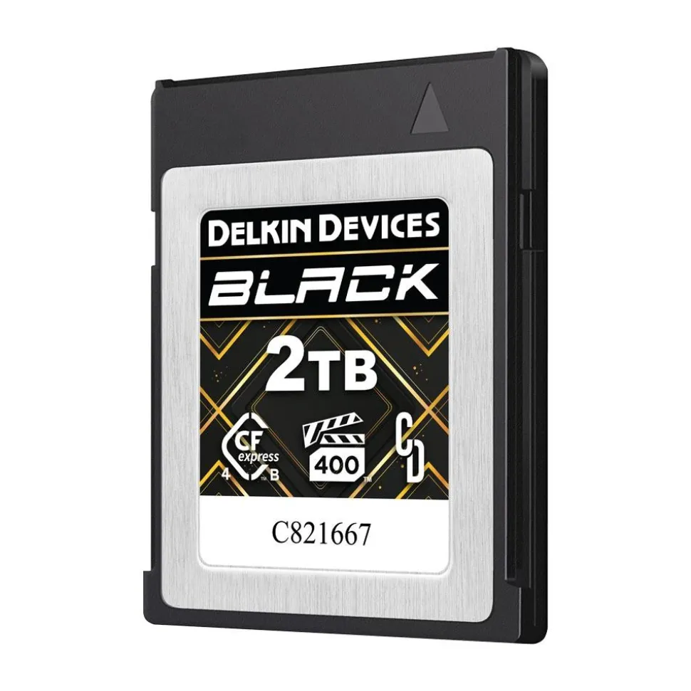 Delkin Black 2TB CFexpress Type B 4.0 VPG400 Card