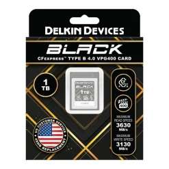 Delkin Black 1TB CFexpress Type B 4.0 VPG400 Card