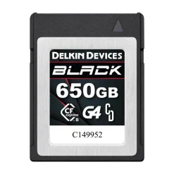 Delkin Devices 650GB 1800MB/s Black CFexpress Type B Memory Card