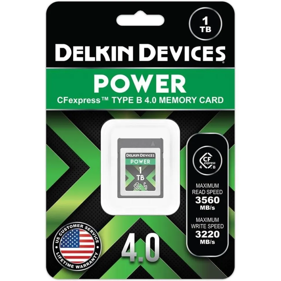 Delkin Devices 1TB Power 4.0 CFexpress Type B Memory Card Open Box