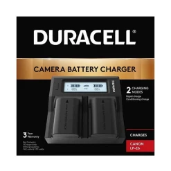 Duracell Dual Battery Charger Canon LP-E6/N