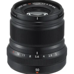 Fujifilm XF 50mm f2 R WR Standard Prime Lens Black