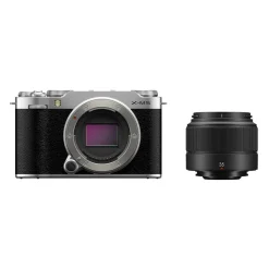 Fujifilm X-M5 Camera with XC 35mm f/2 Lens Kit Silver