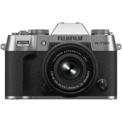 Fujifilm X-T50 Silver with XC 15-45mm f/3.5-5.6 Lens Kit