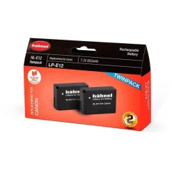 Hahnel HL-E12 Twin Pack Replacement for Canon LP-E12