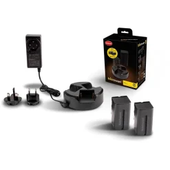 Hahnel Trio Charger Sony and 2 HL-XL781 Batteries Kit