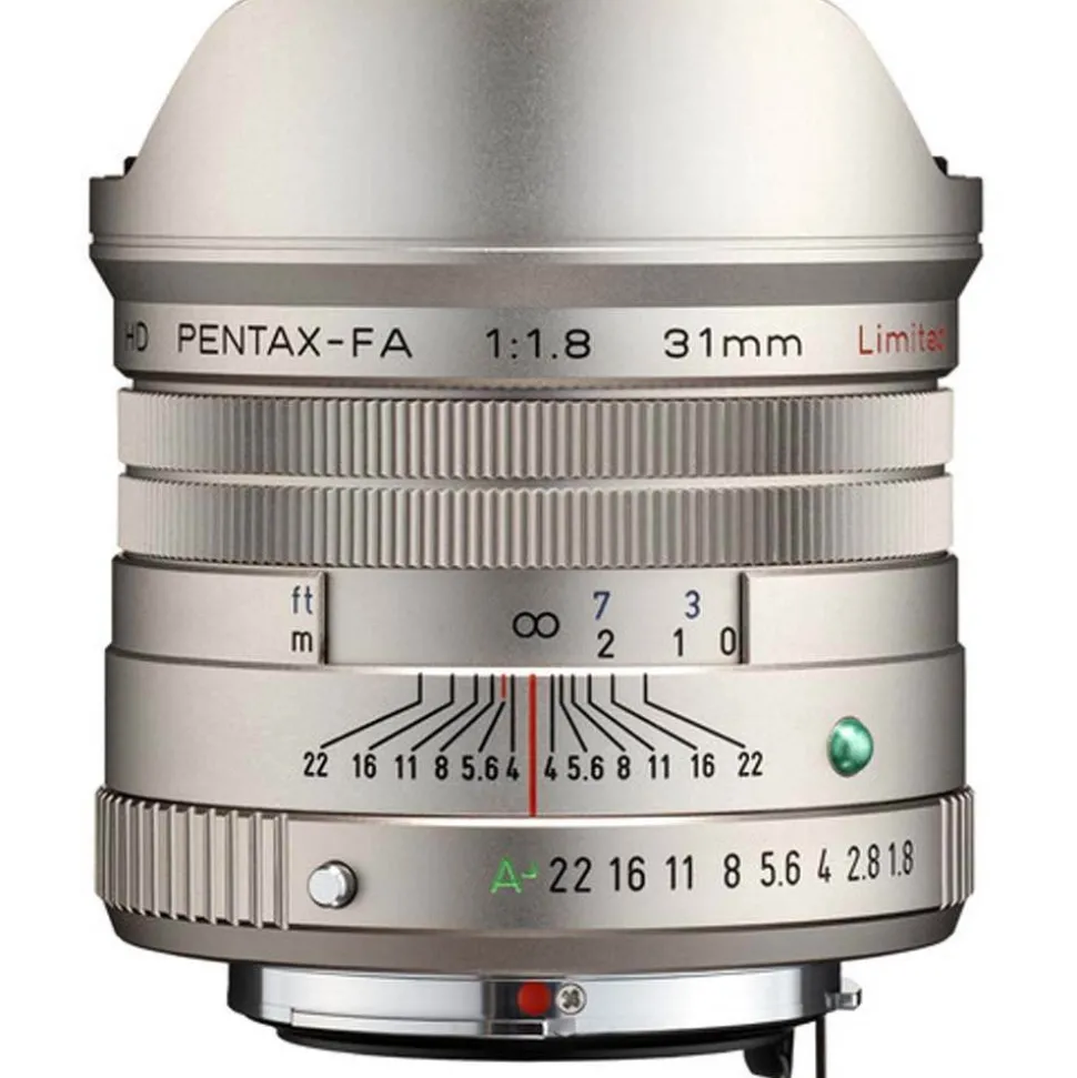 HD PENTAX-FA 31mm f/1.8 Limited Lens Silver