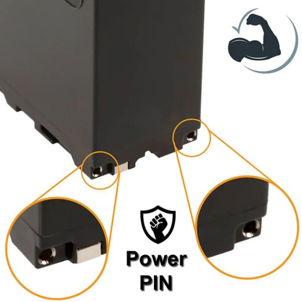 Hedbox Ultra High Capacity DV Battery Pack for Sony NPF