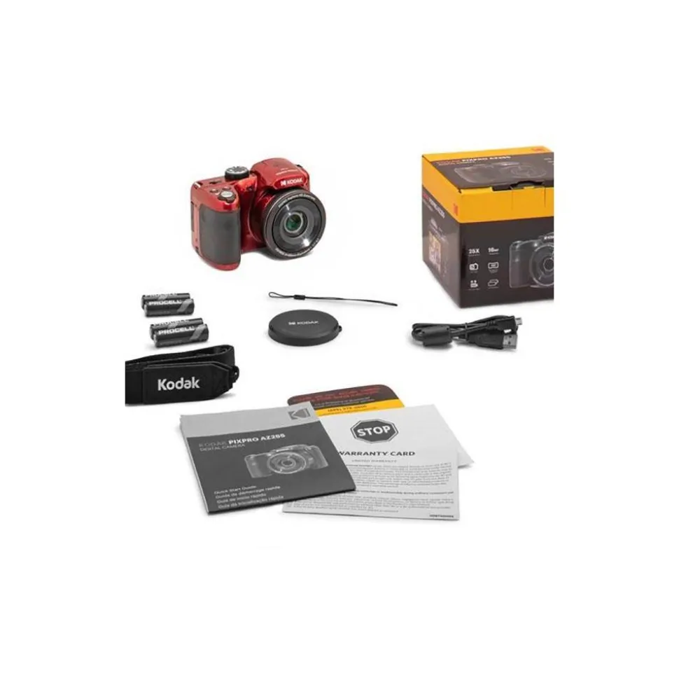 KODAK PIXPRO AZ255 Digital Bridge Camera Red