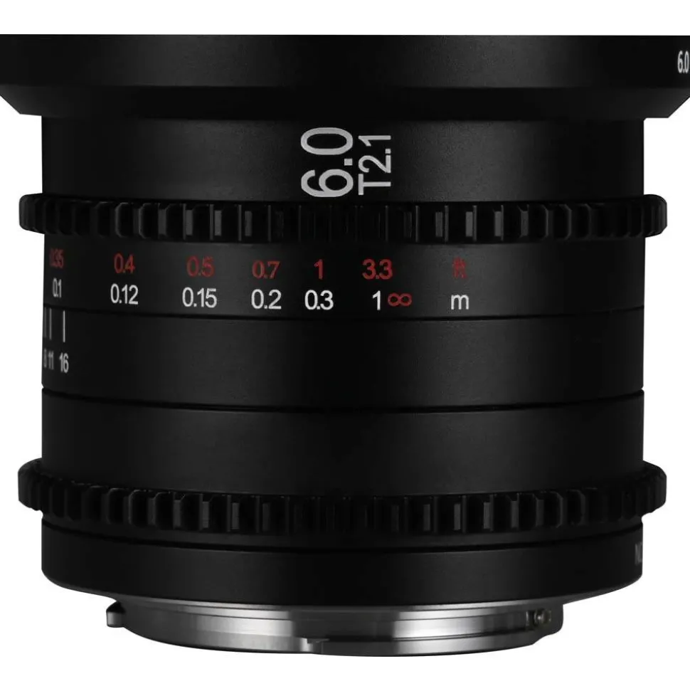 Laowa 6mm T2.1 Zero-D Cine Lens for Micro Four Thirds