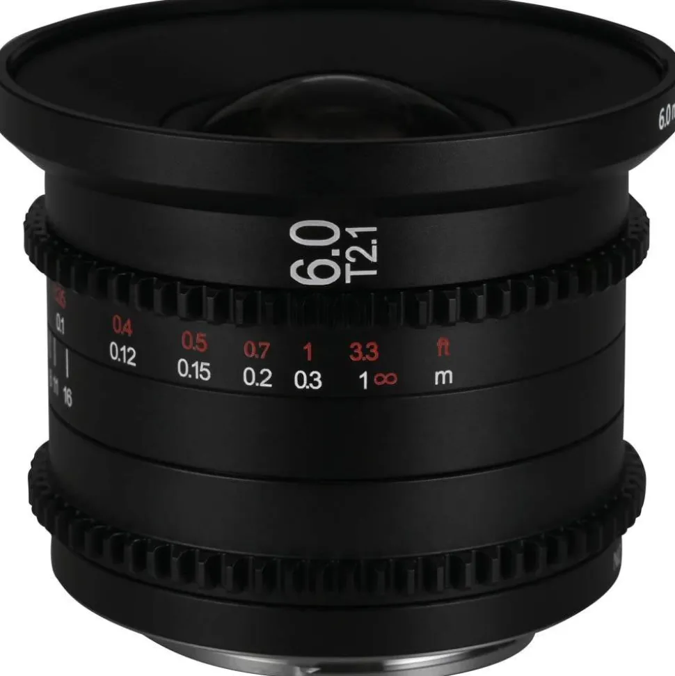 Laowa 6mm T2.1 Zero-D Cine Lens for Micro Four Thirds